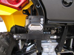 LED License Plate Bracket - 2012 Polaris Sportsman